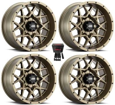 ITP Hurricane UTV Wheels/Rims Bronze 14" Kawasaki Teryx Mule Foto 1 de 3