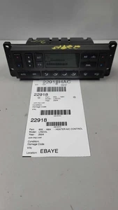 Heater A/c Control LINCOLN & TOWN CAR 03 04 05 06 - Picture 1 of 8