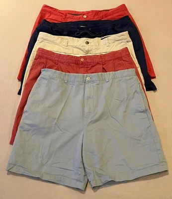 ENORME LOTE 3 pares de pantalones cortos y traje de baño para hombre Vineyard Vines talla XL 38 caqui rojo azul Foto 1 de 4