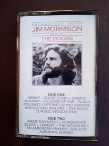 Jim Morrison American Prayer Music By The Doors Cassette - Bild 1 von 5