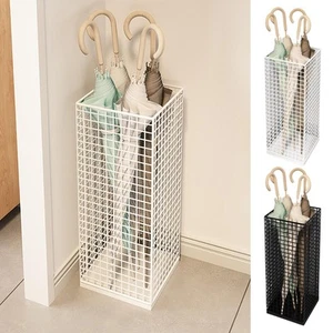 Metal Umbrella Stand Rack Elegant Umbrella Holder for Entryway Home Office Decor - Picture 1 of 14