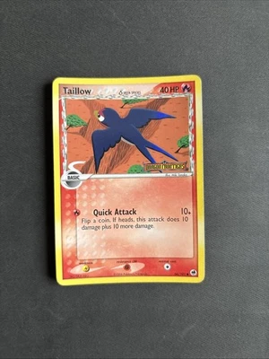 Pokémon TCG Taillow (Delta Species) EX Dragon Frontiers 66/101 Reverse Holo 2006 - Image 1 of 4