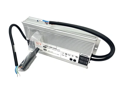 Источник питания Mean Well HEP-480-24A, крепление на шасси 100-240 В переменного тока 24 В 20 А 480 Вт - Изображение 1 из 4