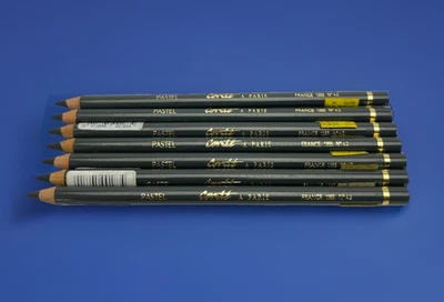 Lote de 7 Lápices De Colección Conte A París Francia Colores Pastel 1355 Gris Sepia Nº 42 Foto 1 de 4