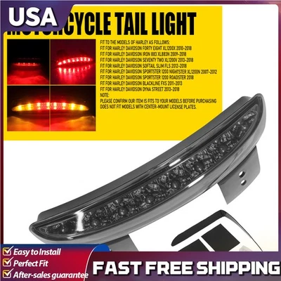 Luz trasera LED señal de giro de freno para Harley Forty Eight Davidson XL1200X 2010-18 Foto 1 de 4