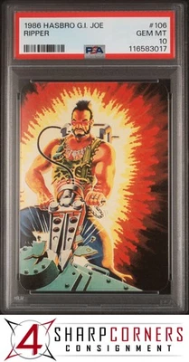 1986 HASBRO G.I. JOE #106 RIPPER  PSA 10 - Image 1 of 3