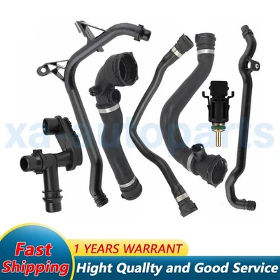 Kit de manguera de radiador de refrigerante de tanque de expansión de 7 piezas para BMW 325i 325Ci 330Ci E46 2,5 L Foto 1 de 4