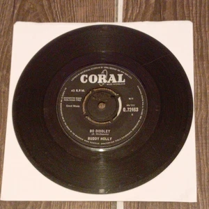 Buddy Holly – Bo Diddley 1963 7” Coral Q 72463 VG - Picture 1 of 3