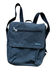 KENNETH COLE REACTION Grey Laptop Messenger Bag Camo Interior GREAT CONDITION - Picture 1 of 14