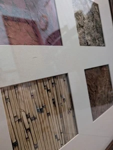 Vintage Pressed Floral Wall Art By World Known Artist Julie Anne - Picture 1 of 8