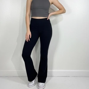 Lululemon Groove Super High Rise Flared Pants Black Size 6 Nulu Yoga Bootcut - Picture 1 of 9