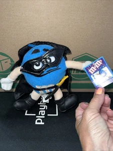 Blue Zorro Masked M&M 2003 Nanco Novelty Plush Stuffed NWT Stuffed Collectible - Picture 1 of 5