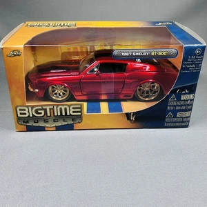 Jada Toys Big Time Muscle 1967 Shelby Mustang GT-500 Red New Factory Sealed - Picture 1 of 8