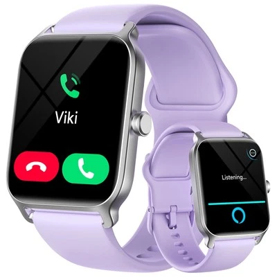 Smartwatch Damen mit Telefonfunktion 1.8" Alexa Integriert Fitnessuhr 100+ Sp... - Bild 1 von 4