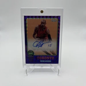 2024-25 Topps Chrome - 1973 Topps Autographs Vince Carter #73TA-VC Purple... - Picture 1 of 2