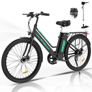 HITWAY BK8S 26" Fat Tire Electric Bike 250W 36V 8.4Ah E-Bike 25km/h 80km Range - Picture 1 of 17