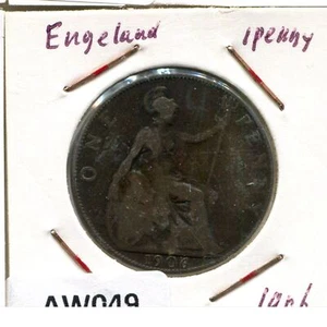 Moneta PENNY 1906 UK GRAN BRETANNIA GREAT BRITAIN #AW049.D - Foto 1 di 6