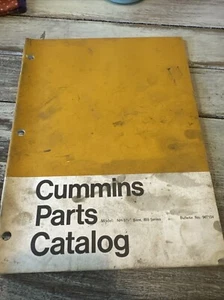 Cummins NH 5 1/2 BORE, 855 ENGINE PARTS MANUAL CATALOG BOOK DIESEL LIST NH/NHC - Picture 1 of 6