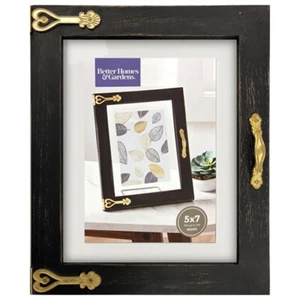 Better Homes & Gardens 5x7-7x9 Wood Door Floating Picture Frame - Picture 1 of 5