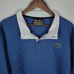 Drake Waterfowl Sweater Sweater Mens Extra Large Delta Quilted Pullover Outdoor - Picture 1 of 12