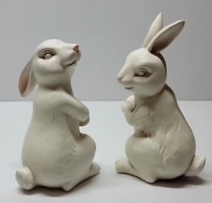 Osterhase Frühling weiß Harz Hasen 2020 Set 6" und 7" selber bemalen - Bild 1 von 6