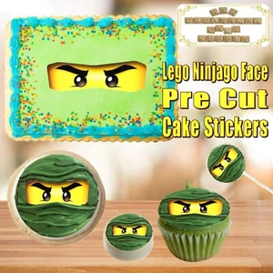 Lego Ninjago Lg Edible Pre Cut Cake Stickers ~ Edible Stickers for your Treats! - Picture 1 of 2