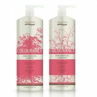 Natural Look Colourance Shine Enhancing Shampoo & Conditioner 1L Coloured Hair - Image 1 of 4