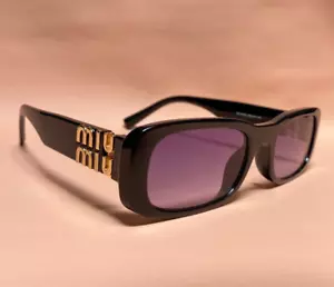 Gafas de sol MIUMIU SMU08ZS doradas negras - Imagen 1 de 6