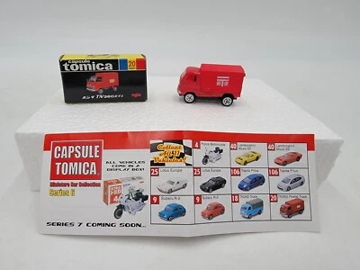 Camión YUJIN TOMY TOMICA - CÁPSULA - MINIATURA - HONDA TN360 - ROJO - #20 - ¡NUEVO EN CAJA! Foto 1 de 4