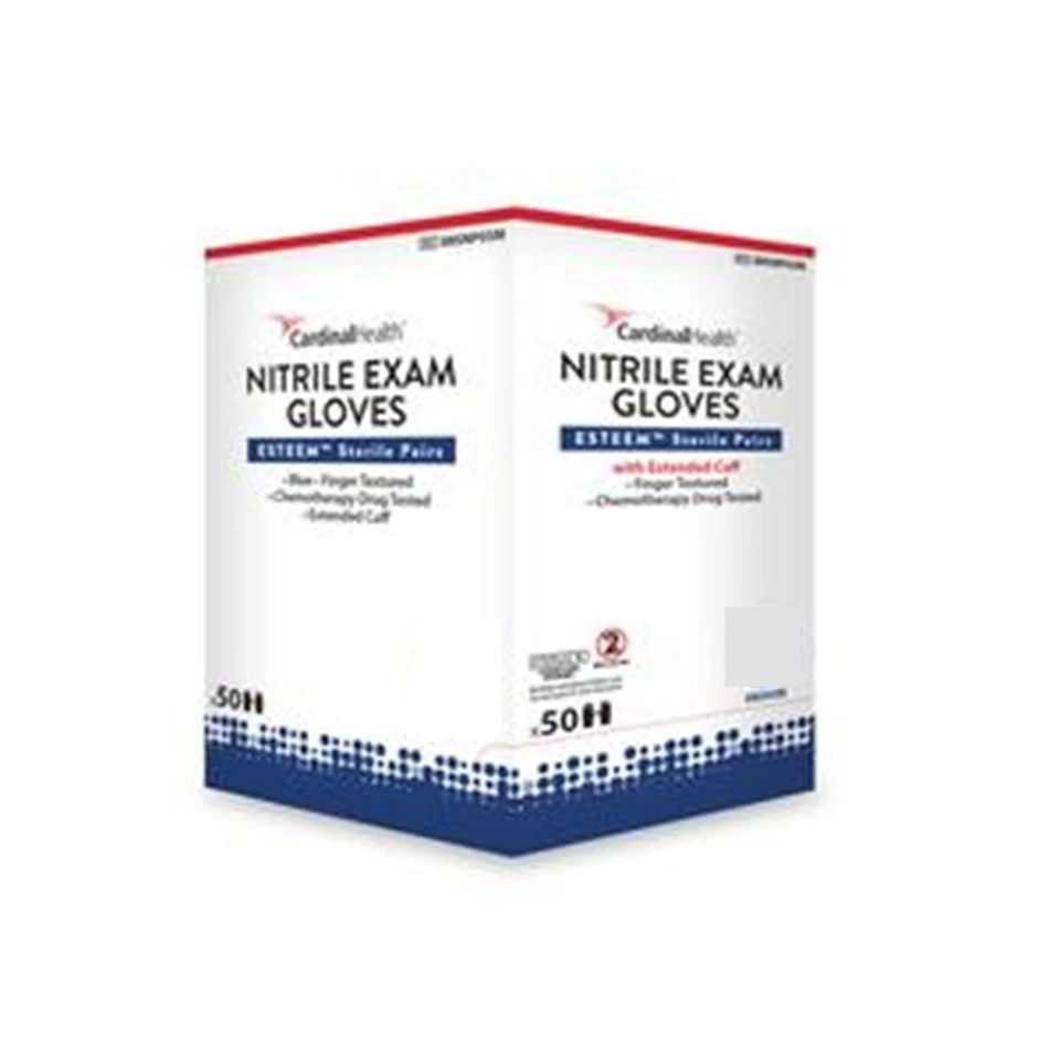 Cardinal Health 200 Pairs Esteem Sterile Nitrile Exam Gloves Size Small - Image 1 of 1