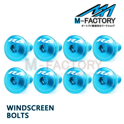 Juego de tornillos para carenado de parabrisas R6 aptos para YZF R6 R6S 98-07 00 01 02 03 04 05 06 Foto 1 de 4
