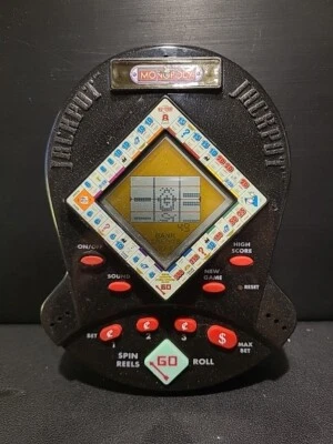 Monopoly Jackpot Juego de Máquina Tragamonedas de Casino Electrónico de Viaje de Mano 1999 Foto 1 de 4