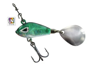 Jenzi Phantom-F Spinning-Jig 3.5cm 14g Sinking Köder Spinner FARBEN  - Bild 1 von 5