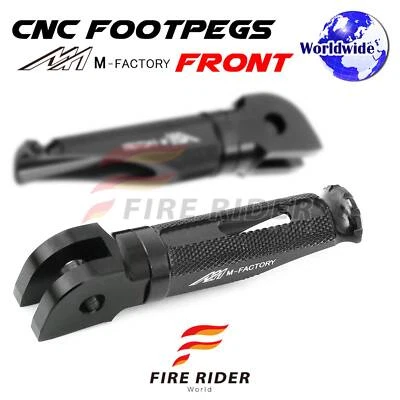 Clavijas de pie CNC negras Shinobi para Suzuki GSXR 1000 00 01 02 03 04 Foto 1 de 4