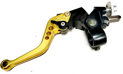 99-10 YAMAHA YZF-R6 R6, 06-09 R6S, 09-10 R1, 22-23 R7 Left Clutch Lever + Perch - Image 1 of 4