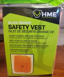 2 Chaleco de seguridad HME Blaze Orange unisex - talla única para la mayoría - Imagen 1 de 2