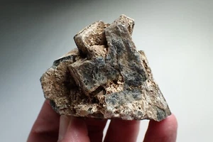 GEHLENITE * CRYSTALS ON MATRIX * RARE !!! Vața de Jos, ROMANIA - Picture 1 of 23