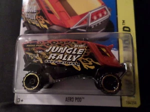 HW HOT WHEELS 2015 HW OFF-ROAD #104/250 AERO POD HOTWHEELS ROJO VHTF - Imagen 1 de 1