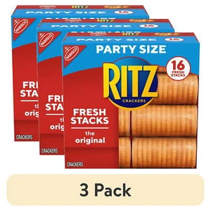 (3 pack) RITZ Fresh Stacks Original Crackers, Party Size, 23.7 oz (16 Stacks) - Picture 1 of 15