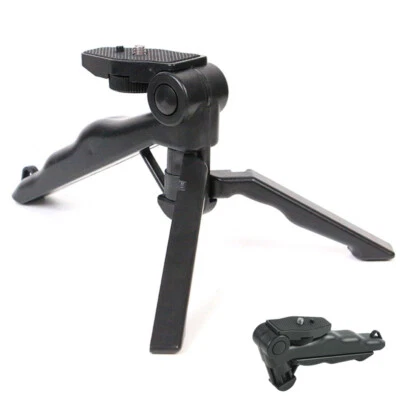 Universal Mini Hand Pistol Grip Tabletop Travel Tripod Stabilizer Stand Holder - Image 1 of 4