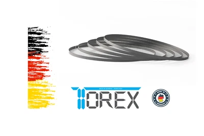 TOREX 5 x Bi-Metall M42 Bandsägeblatt 1350 x 13 x 0,65 mm 10/14 ZpZ