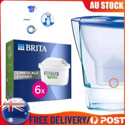 6 Pack BRITA MAXTRA PRO Limescale Expert Water Filter Cartridge Refills f. Brita - image 1 of 4