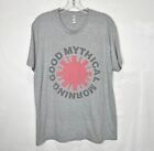 American Apparel Women's T-Shirt Lg Gray Short Sleeve Mythical Morning Tee Top