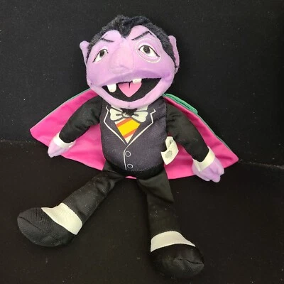 Pelúcia roxa Sesame Street Nanco 14" contagem Von Count 2011 - Imagem 1 de 4