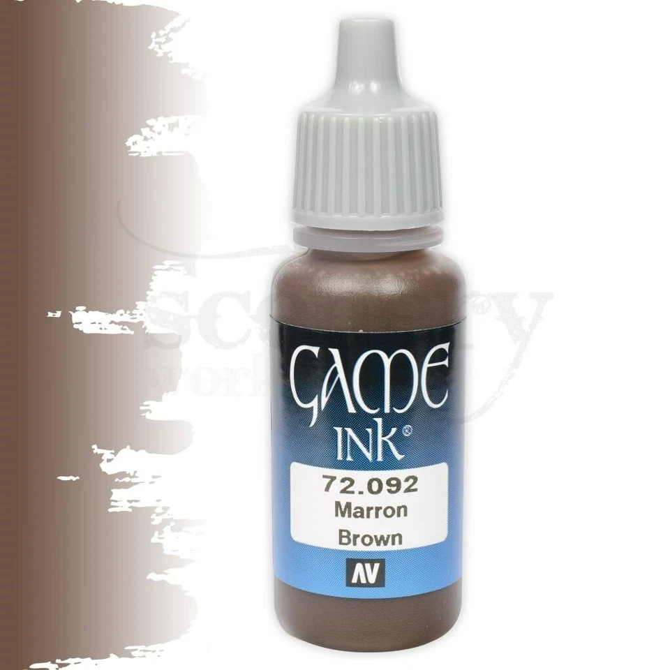 VALLEJO GAME COLOR INK BROWN Cod.AV72092