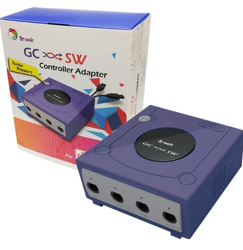 Новый! Адаптер контроллера GC в форме Gamecube для Nintendo - Изображение 1 из 1