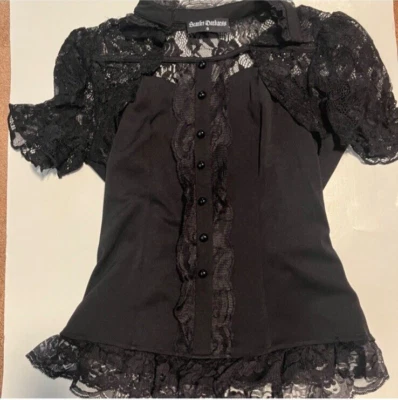 SteamPunk современный танец костюм леггинсы, юбка, верхний взрослый маленький размер - Изображение 1 из 4