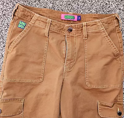 Empyre Pantalones Mujer 8 Marrón Lona Carga Ropa de Calle Ropa de Trabajo Patín  Foto 1 de 4