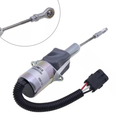 12-V-Kraftstoffabsperrmagnet RE55415 für John Deere 4555 7600 8560 Motor 6081 - Image 1 of 4