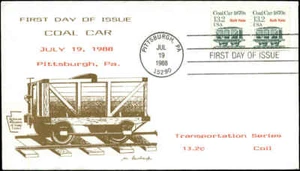 US FDC #2259 Keystone Federation of Stamp Clubs Cachet Pittsburgh, PA + Encl. - Picture 1 of 2